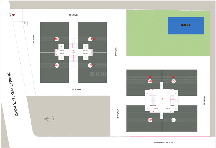 Image of 3593 Sq.ft 4 BHK Apartment / Flat for sale in Swati Symphony, Bodakdev, Ahmedabad for Rs. 31000000