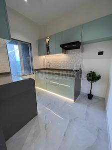 Kitchen Image of 610 Sq.ft 1 BHK Apartment / Flat for sale in Kini Pinnacle, Naigaon East Naigaon for Rs. 4200000