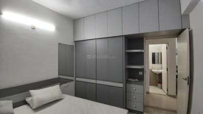 Bedroom Image of 1080 Sq.ft 2 BHK Apartment / Flat for rent in Adani The Meadows, Shantigram Ahmedabad for Rs. 34000