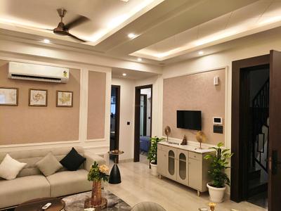 Living Room Image of 1600 Sq.ft 3 BHK Builder Floor for rent in Trehan Luxury Floors 71, Sector 71 Gurgaon for Rs. 48000