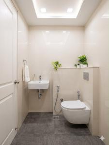 Bathroom Image of 800 Sq.ft 1 BHK Apartment / Flat for rent in Orchid Infinity, Palanpur Surat for Rs. 13500