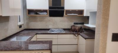 Kitchen Image of 1450 Sq.ft 3 BHK Builder Floor for rent in Chittaranjan Park New Delhi for Rs. 90000