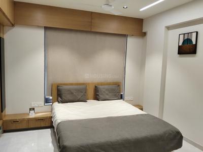 Bedroom Image of 1500 Sq.ft 3 BHK Apartment / Flat for rent in Adani Amogha, Shantigram Ahmedabad for Rs. 50000