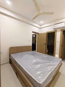 Bedroom Image of 845 Sq.ft 1 BHK Apartment / Flat for rent in Gachibowli Hyderabad for Rs. 25300