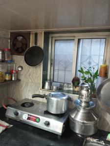 Kitchen Image of 550 Sq.ft 1 RK Independent House for sale in Powai Mumbai for Rs. 3800000