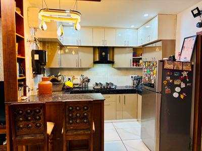Kitchen Image of 1568 Sq.ft 3 BHK Apartment / Flat for sale in Dhakoli Zirakpur for Rs. 8800000