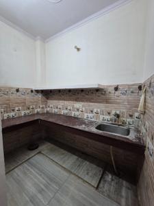 Kitchen Image of 450 Sq.ft 1 BHK Builder Floor for rent in Ramesh Nagar New Delhi for Rs. 13000