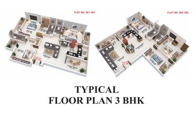 Image of 1715 Sq.ft 3 BHK Apartment / Flat for sale in Bhagwan Nagar, Nagpur for Rs. 8000000