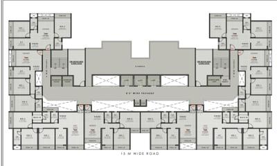 Image of 1345 Sq.ft 2 BHK Apartment / Flat for sale in Nerul, Navi Mumbai for Rs. 18000000