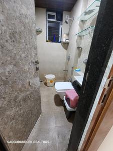 Bathroom Image of 1250 Sq.ft 2 BHK Apartment / Flat for rent in Bhairaav Gold Crest Residency, Ghansoli Navi Mumbai for Rs. 55000