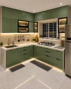 Kitchen Image of 419 Sq.ft 1 BHK Apartment / Flat for sale in Kalamassery Kochi for Rs. 2890000