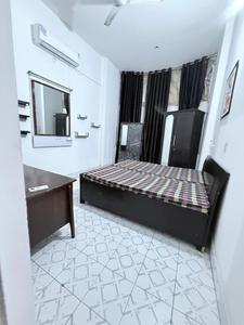 Bedroom Image of 1200 Sq.ft 1 BHK Builder Floor for rent in Greater Kailash II New Delhi for Rs. 46000