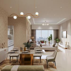 Kitchen Image of 2200 Sq.ft 4 BHK Apartment / Flat for sale in Elevated L And T Realty Ahana Tower B, Malad East Mumbai for Rs. 86500000
