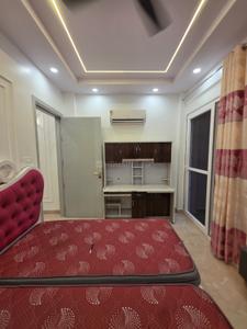 Bedroom Image of 500 Sq.ft 1 BHK Builder Floor for rent in Ramesh Nagar New Delhi for Rs. 23500