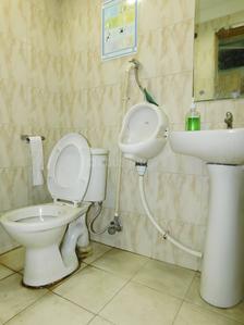 Bathroom Image of 1100 Sq.ft 1 BHK Builder Floor for rent in Chittaranjan Park New Delhi for Rs. 47000