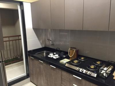 Kitchen Image of 850 Sq.ft 2 BHK Apartment / Flat for sale in JP Codename Starlife, Mira Road East Mira Bhayandar for Rs. 9500000