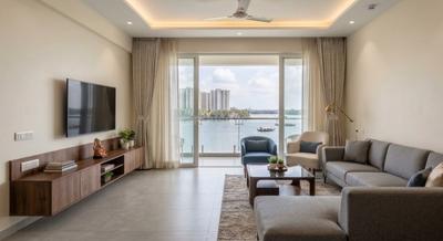 Hall Image of 2100 Sq.ft 3 BHK Apartment / Flat for rent in Marine Drive Kochi for Rs. 82500