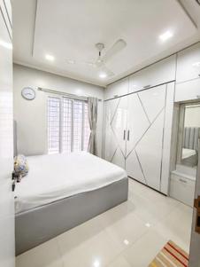 Bedroom Image of 1200 Sq.ft 3 BHK Apartment / Flat for sale in Sheth Vasant Lawns, Thane West Thane for Rs. 32000000