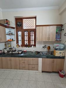 Kitchen Image of 650 Sq.ft 1 BHK Independent House for rent in Sector 61 Noida for Rs. 23000