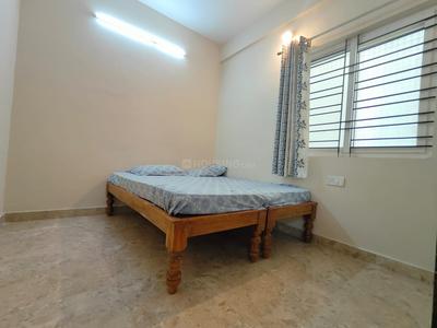 Bedroom Image of 600 Sq.ft 1 BHK Builder Floor for rent in Kasavanahalli Bengaluru for Rs. 23000