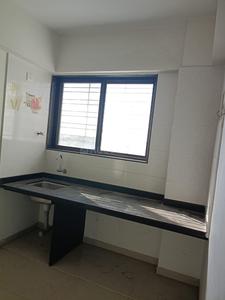 Kitchen Image of 990 Sq.ft 2 BHK Apartment / Flat for rent in Roongta Shree Tirumala Gulmohar Apartment, Makhmalabad Nashik for Rs. 10000