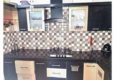 Kitchen Image of 1375 Sq.ft 2 BHK Apartment / Flat for sale in LDA Colony Lucknow for Rs. 7000000