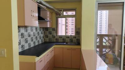 Kitchen Image of 800 Sq.ft 3 BHK Apartment / Flat for rent in Alcove New Kolkata Sangam, Serampore Hooghly for Rs. 22000