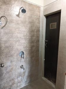 Bathroom Image of 660 Sq.ft 1 BHK Apartment / Flat for rent in Vishesh Balaji Symphony Wing I to K, Shilottar Raichur Navi Mumbai for Rs. 17000