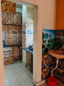 Kitchen Image of 820 Sq.ft 2 BHK Apartment / Flat for rent in Bansdroni Kolkata for Rs. 20000