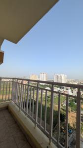 Balcony Image of 1039 Sq.ft 2 BHK Apartment / Flat for rent in Rise Organic Ghar, Lal Kuan Ghaziabad for Rs. 18000