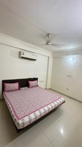 Bedroom Image of 900 Sq.ft 1 BHK Builder Floor for rent in Malviya Nagar Jaipur for Rs. 17000