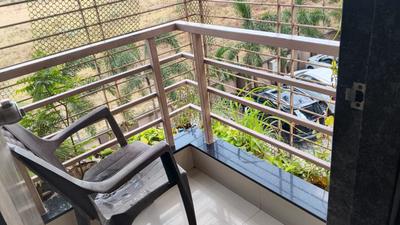 Balcony Image of 1450 Sq.ft 3 BHK Apartment / Flat for sale in Pioneer Dreams, New Althan Surat for Rs. 7500000