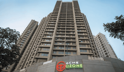 Image of 1040 Sq.ft 3 BHK Apartment / Flat for sale in ACME Ozone, Thane West, Thane for Rs. 19800000