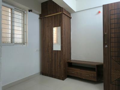 Bedroom Image of 250 Sq.ft 1 RK Apartment / Flat for rent in Munnekollal Bengaluru for Rs. 16000