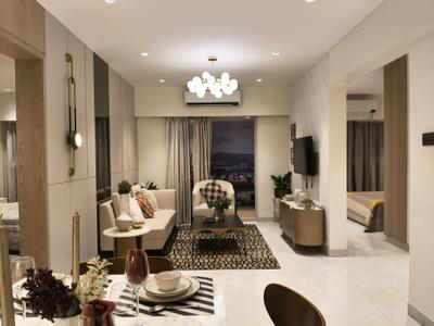 Living Room Image of 965 Sq.ft 2 BHK Apartment / Flat for rent in Ajmera Cosmic Heights, Wadala East Mumbai for Rs. 67000