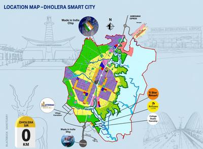Image of 900 Sq.ft Residential Plot / Land for sale in Dholera, Ahmedabad for Rs. 1000000