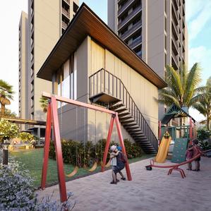Image of 1368 Sq.ft 2 BHK Apartment / Flat for sale in Sanidhya Suvas, Tragad, Ahmedabad for Rs. 5300000