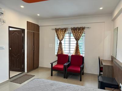 Bedroom Image of 350 Sq.ft 1 RK Builder Floor for rent in Halasuru Bengaluru for Rs. 20000