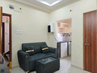 Living Room Image of 600 Sq.ft 1 BHK Apartment / Flat for rent in Kondapur Hyderabad for Rs. 27000