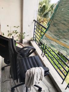 Balcony Image of 1550 Sq.ft 3 BHK Apartment / Flat for sale in RK Utthan Apartments, Chinar Park Kolkata for Rs. 9500000