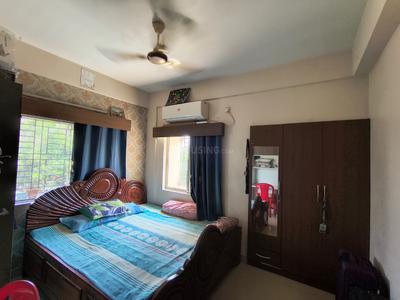 Bedroom Image of 600 Sq.ft 1 BHK Apartment / Flat for rent in Eden Tolly Cascades, Haridevpur Dhali Para Kolkata for Rs. 18000