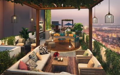 Balcony Image of 1050 Sq.ft 2 BHK Apartment / Flat for sale in Tricity Aspire, Kharghar Navi Mumbai for Rs. 11200000