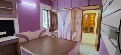 Bedroom Image of 1329 Sq.ft 3 BHK Apartment / Flat for rent in Orbit Heights Apartment, Dhakuria Kolkata for Rs. 45000
