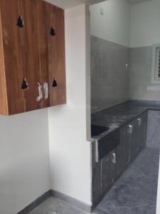 Kitchen Image of 600 Sq.ft 1 BHK Builder Floor for rent in JP Nagar Bengaluru for Rs. 15000