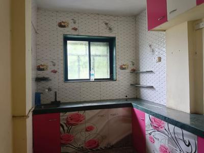 Kitchen Image of 550 Sq.ft 1 BHK Apartment / Flat for rent in Indira Nagar Nashik for Rs. 8000