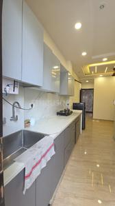 Kitchen Image of 400 Sq.ft 1 BHK Builder Floor for rent in Pitampura New Delhi for Rs. 21000