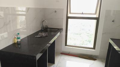 Kitchen Image of 650 Sq.ft 1 BHK Apartment / Flat for rent in Raymond Realty Ten X Era, Thane West Thane for Rs. 32000