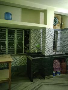 Kitchen Image of 600 Sq.ft 1 BHK Independent House for rent in Patuli Kolkata for Rs. 13000