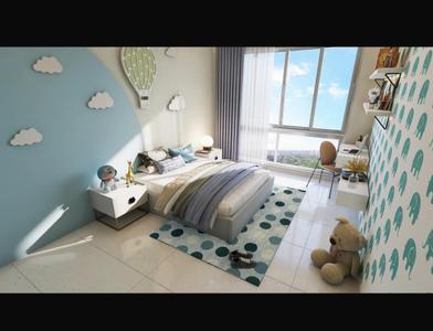 Bedroom Image of 840 Sq.ft 2 BHK Apartment / Flat for sale in Kumar Parc Residences, Hadapsar Pune for Rs. 12500000