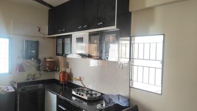 Kitchen Image of 1150 Sq.ft 3 BHK Apartment / Flat for rent in Sunpharma Road Vadodara for Rs. 25000